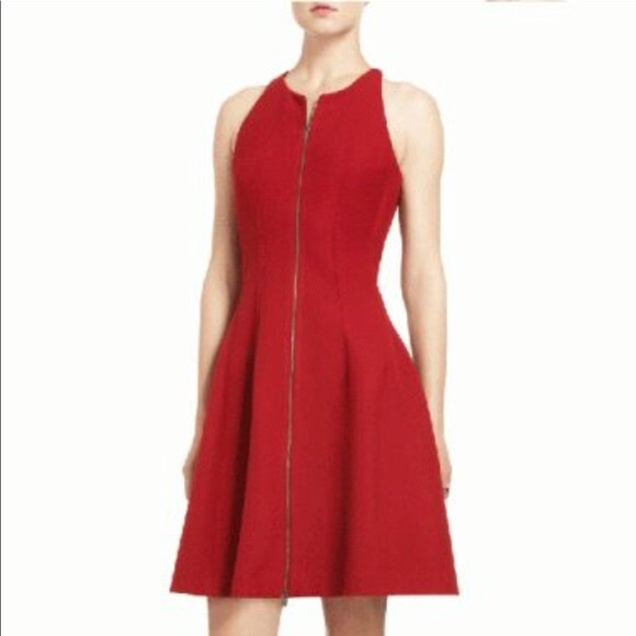 BCBG MAXAZRIA Red Tulip Sleeveless Dress - Picture 2 of 5